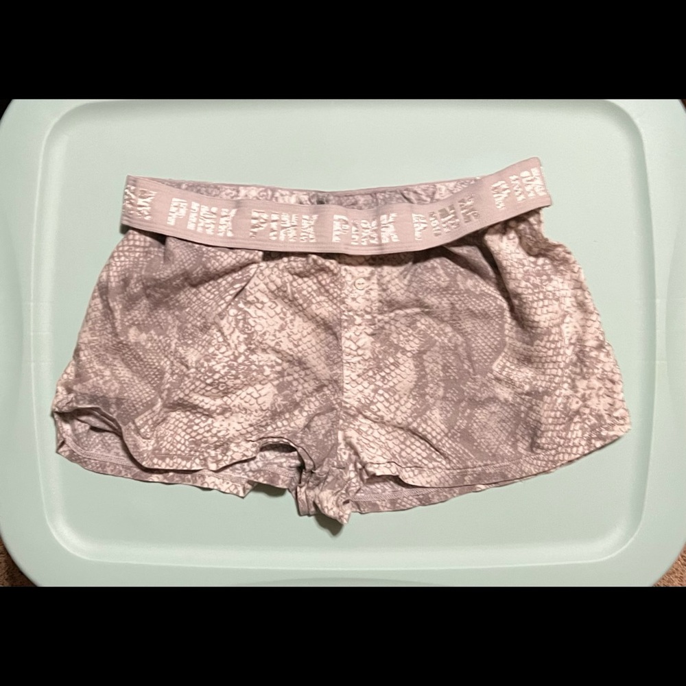 Pink Pajama Shorts